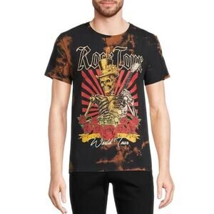 Chemistry Rock Tour World Tour T-Shirt Black Tie Dye 100% Cotton Size XL